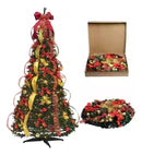 Arvore de Natal Retrátil 2.0M + Decoração de Brinde